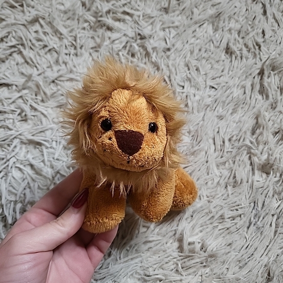 Lion Stuffed Animal Plush Bean Toy Kids American Wildlife Foundation AWF - Picture 2 of 8